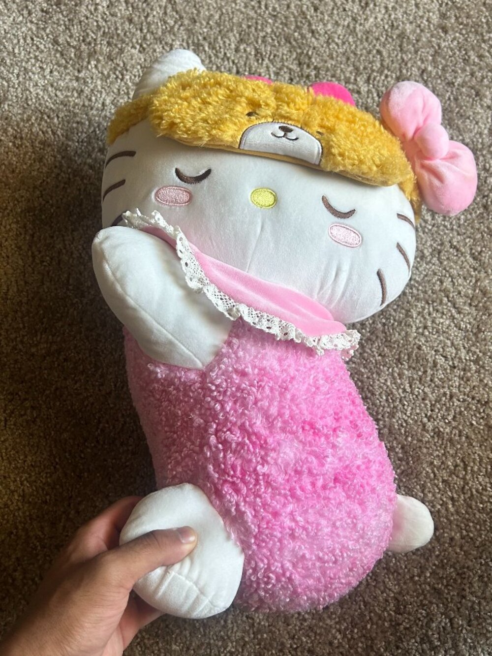 Sanrio Hello Kitty Sleeping Dreamland Pajama 18" Plush